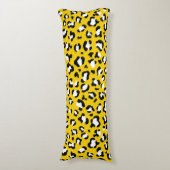 Luipaardafdrukken, luipspuiten, geel luipaard lichaamskussen (Voorkant Verticaal)