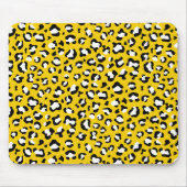 Luipaardafdrukken, luipspuiten, geel luipaard muismat (Voorkant)