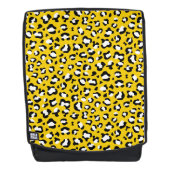 Luipaardafdrukken, luipspuiten, geel luipaard rugtassen (Voorkant)