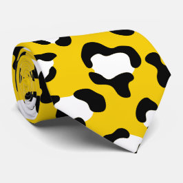 Luipaardafdrukken, luipspuiten, geel luipaard stropdas