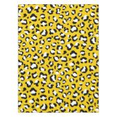 Luipaardafdrukken, luipspuiten, geel luipaard tafelkleed (Voorkant)