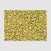 Luipaardafdrukken, luipspuiten, geel luipaard tissuepapier (Voorkant)
