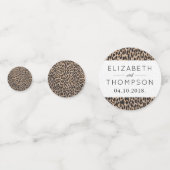 Luipaardafdrukken, spuiten, bruine luipaard, bruil confetti (Voorkanten)