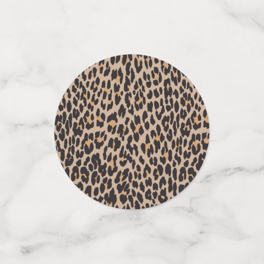Luipaardafdrukken, spuiten, bruine luipaard, bruil confetti (Kleine voorkant)