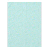 Luipaardblauw Blauwgroen geel Tafelkleed (Voorkant)