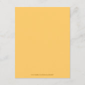 Luipaardbont Huidige Trouwdag Informatiekaartje (Achterkant)