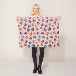 luipaarddier fleece deken