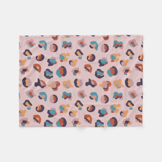 luipaarddier fleece deken (Voorkant (Horizontaal))