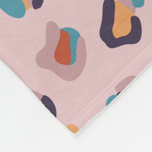 luipaarddier fleece deken (Hoek)