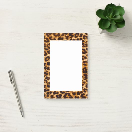 Luipaarddruk, cheetah post-it® notes (Kantoor)