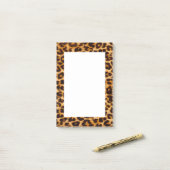 Luipaarddruk, cheetah post-it® notes (Op bureau)