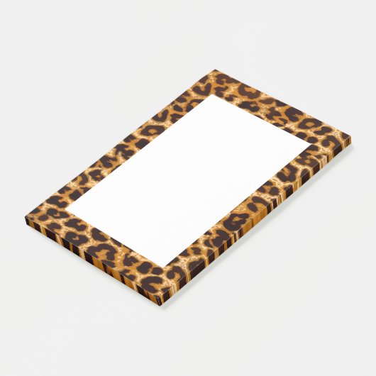 Luipaarddruk, cheetah post-it® notes (Schuin)