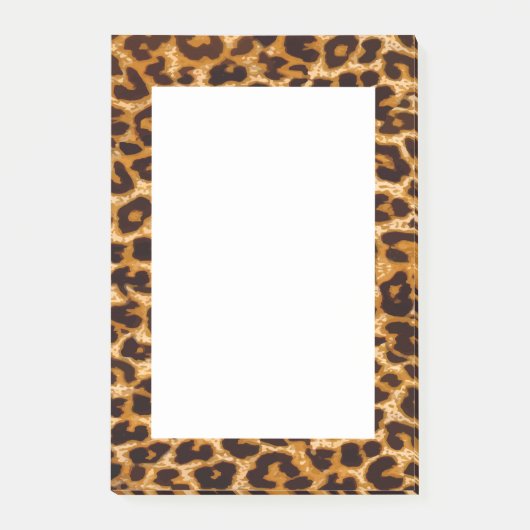 Luipaarddruk, cheetah post-it® notes (Voorkant)