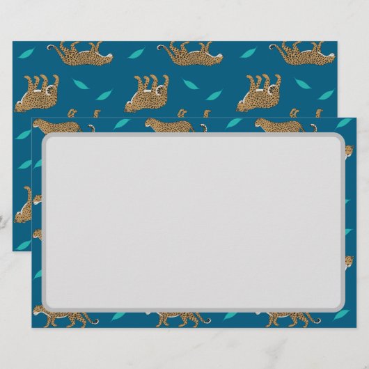 Luipaarden Briefpapier (Voorkant / Achterkant)