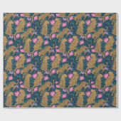 Luipaarden in het Floral Oerwoud Cadeaupapier (Vlak)