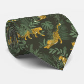 Luipaarden in Jungle  Stropdas (Opgerold)