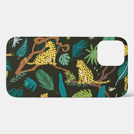 Luipaarden in Oerwoud: Wild Case-Mate iPhone Case (Achterkant (horizontaal))