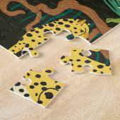 Luipaarden in Oerwoud:  Wild Legpuzzel (Zijkant)