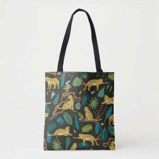 Luipaarden in Oerwoud:  Wild Tote Bag (Voorkant)