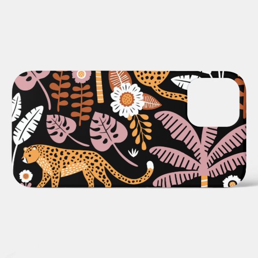 Luipaarden palmen  naadloos patroon Case-Mate iPhone case (Achterkant (horizontaal))