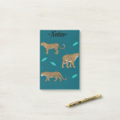 Luipaarden Post-it® Notes (Op bureau)