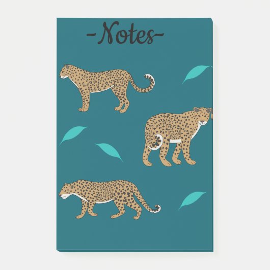 Luipaarden Post-it® Notes (Voorkant)