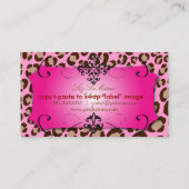 Luipaarden/visitekaartjes Visitekaartje (Achterkant)