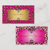 Luipaarden/visitekaartjes Visitekaartje (Voorkant / Achterkant)