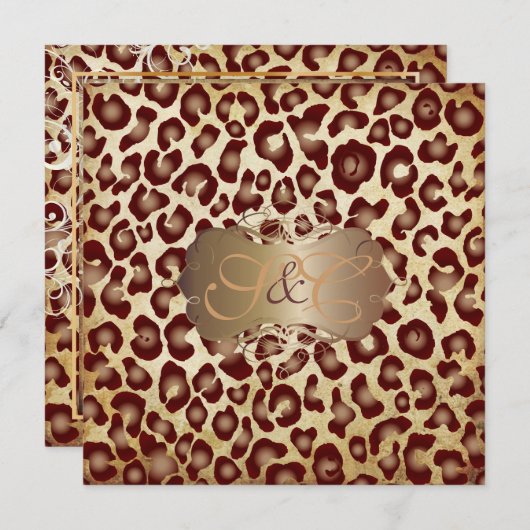 luipaarden + zeugen kaart (Voorkant / Achterkant)