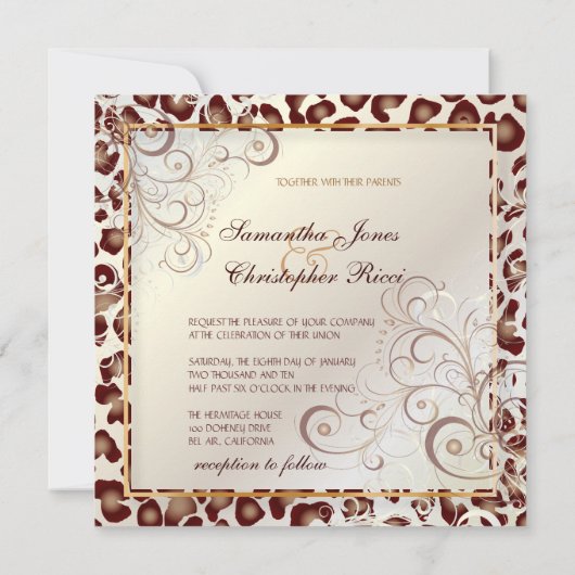 luipaarden + zeugen kaart (Achterkant)