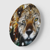 luipaardfractale wandklok (Hoek)