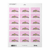 Luipaardgekko Liefde Etiket (Full Sheet)