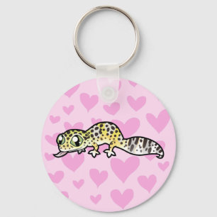 Luipaardgekko Liefde Sleutelhanger