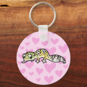 Luipaardgekko Liefde Sleutelhanger (Voorkant)