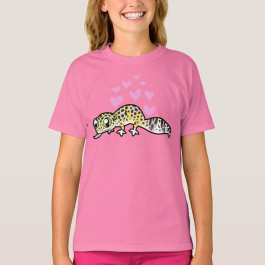 Luipaardgekko Liefde T-shirt (Voorkant)