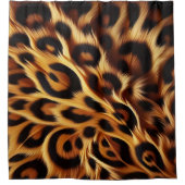 Luipaardgelukzaligheid: gedurfde Prints, gezellige Douchegordijn (Voorkant)