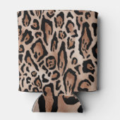 Luipaardhuid: naadloos patroon. blikjeskoeler (Achterkant)