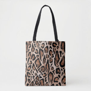 Luipaardhuid: naadloos patroon. tote bag