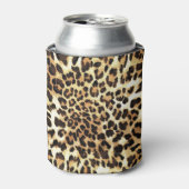 Luipaardhuid, naadloos patroonontwerp. blikjeskoeler (Blikje Voorkant)