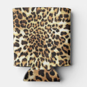 Luipaardhuid, naadloos patroonontwerp. blikjeskoeler (Achterkant)