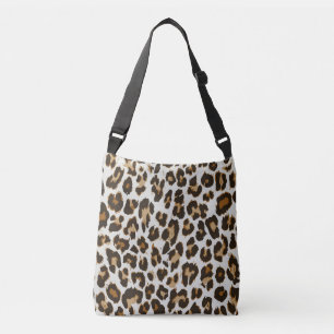 Luipaardhuid: naadloze textuur crossbody tas