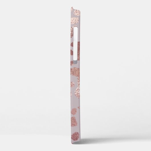 Luipaardhuid: roos gouden elegantie. Case-Mate iPhone case (Achterkant / Links)