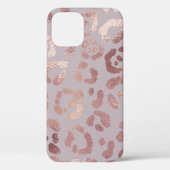 Luipaardhuid: roos gouden elegantie. Case-Mate iPhone case (Achterkant)