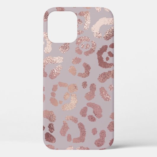Luipaardhuid: roos gouden elegantie. Case-Mate iPhone case (Achterkant)