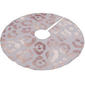 Luipaardhuid: roos gouden elegantie. kerstboom rok (Gekanteld)