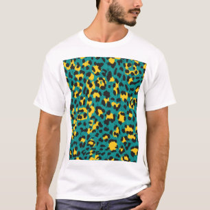 Luipaardhuid: textuurpatroon t-shirt