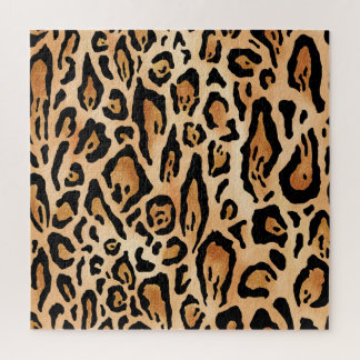 Luipaardhuid: tijdloos naadloos patroon legpuzzel