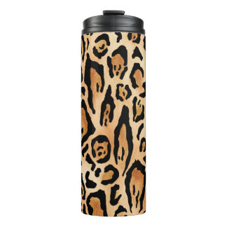Luipaardhuid: tijdloos naadloos patroon thermosbeker