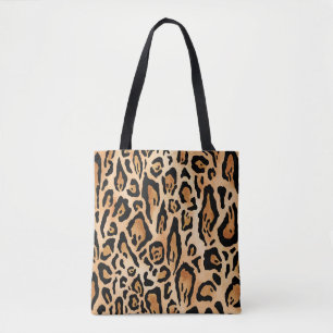 Luipaardhuid: tijdloos naadloos patroon tote bag