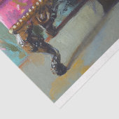 Luipaardkat Decoupage  Tissuepapier (Detail)